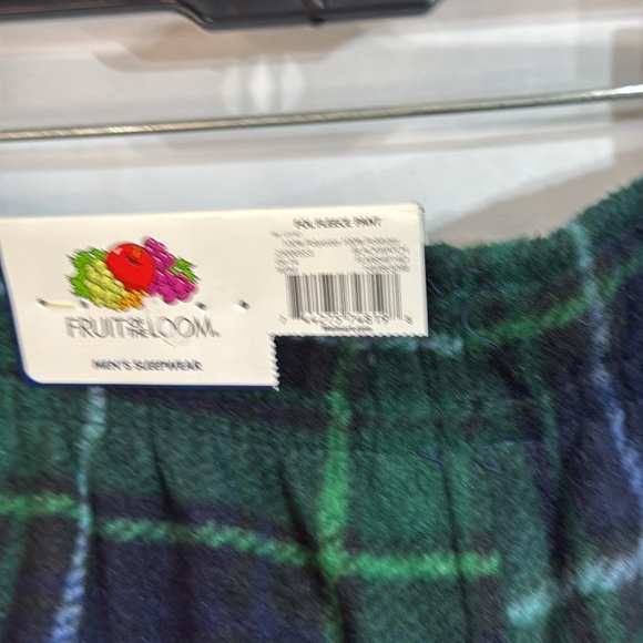 Fruit of the Loom Men’s Plaid Sleepwear Drawstring Pants Size L - Picture 6 of 6
